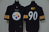 Nike Steelers 90 T.J. Watt Black Vapor Untouchable Limited Jersey,baseball caps,new era cap wholesale,wholesale hats